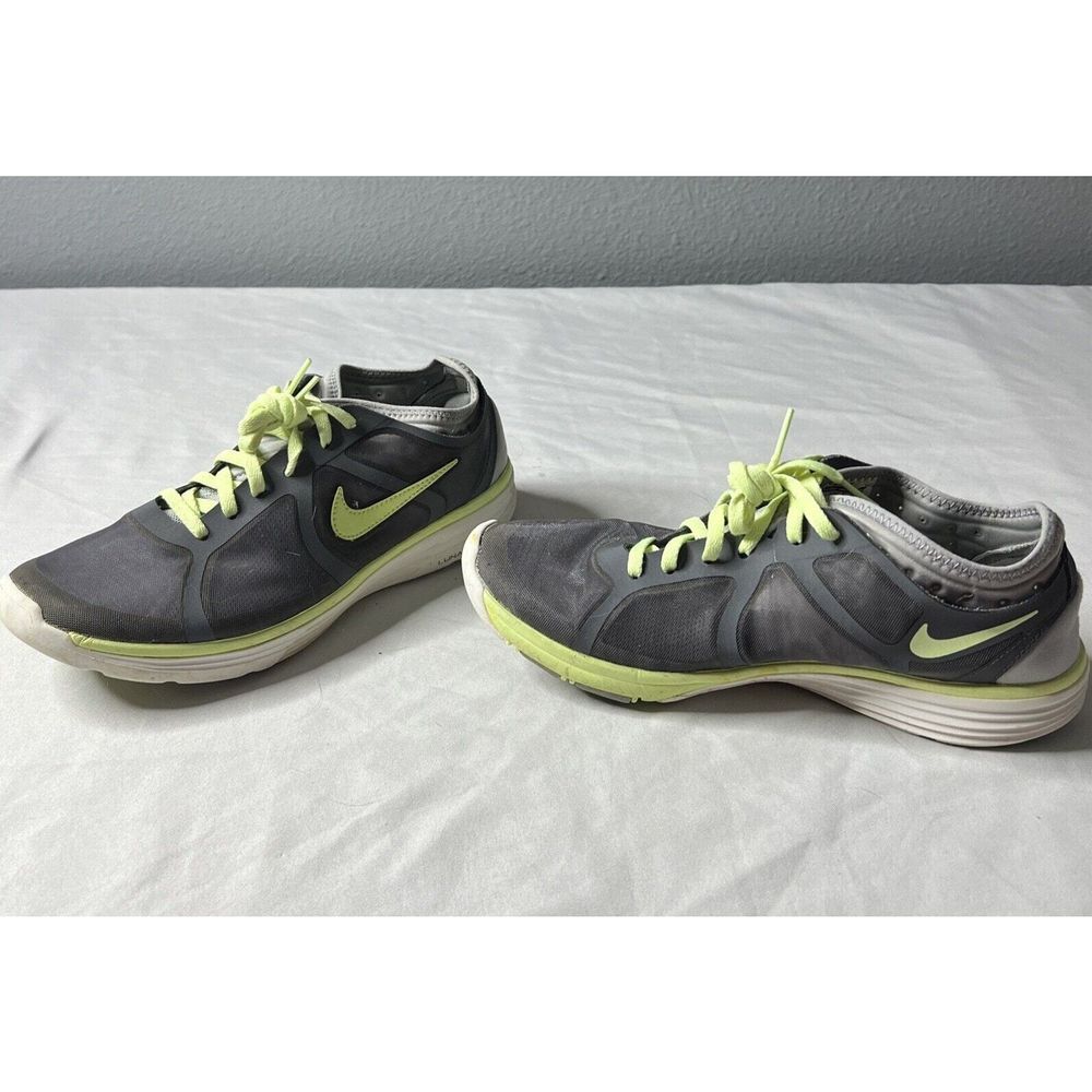 Nike Black Gray Lunar Sculpt Womens Size8.5 Running Workout Gym Training Shoe
